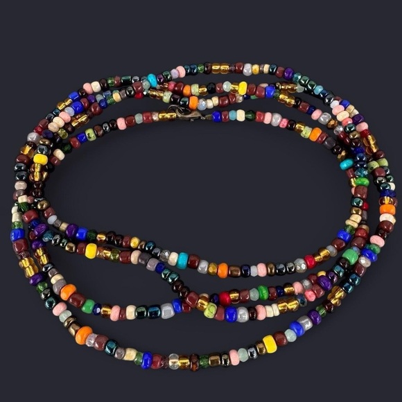 Boho Long Bead Necklace - Picture 1 of 4